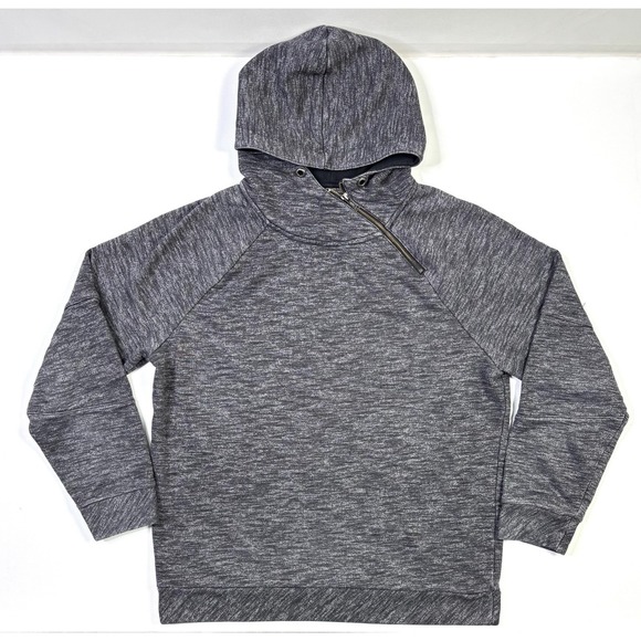 Gaudi' Other - GAUDI Hooded Pullover Sweatshirt Men's XXL Quarter Zip Heather Gray